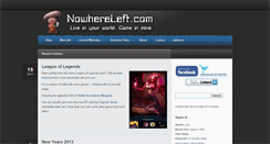 Desktop Screenshot of nowhereleft.com